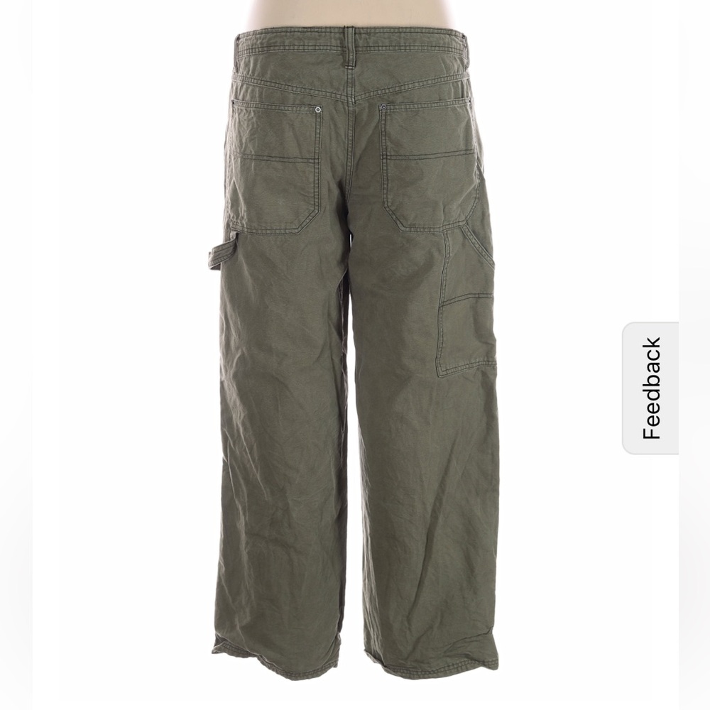wild fable Olive Green Cargo Pants with Utility Pockets